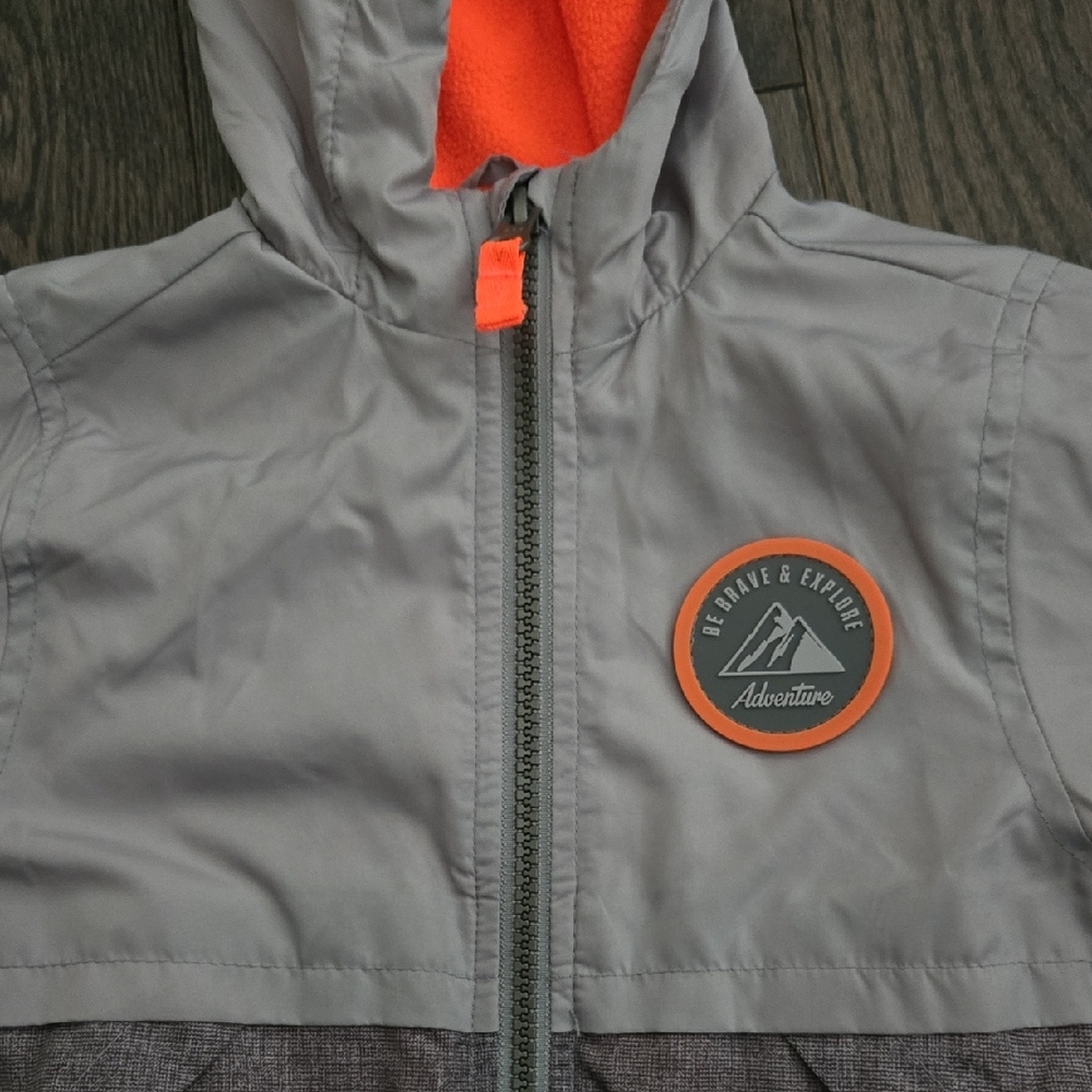 Carter's Gray and Orange Kids Jacket - Picture 2 of 5